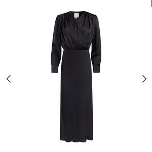 Ellie Makir Silk Drape Dress